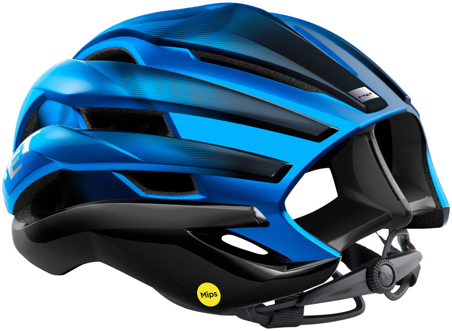 MET Trenta MIPS Helmet - Blue Metallic, Matte/Glossy, Large