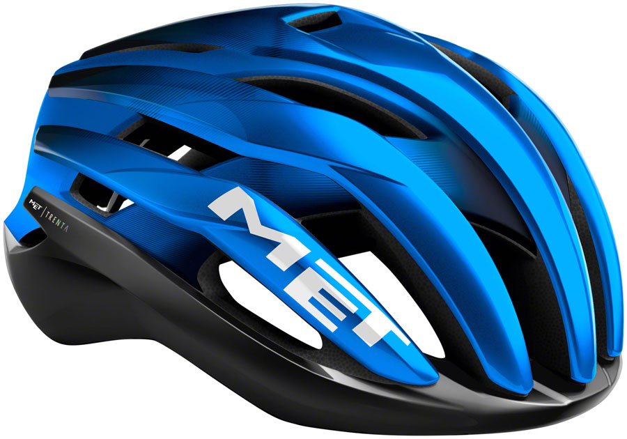 MET Trenta MIPS Helmet - Blue Metallic, Matte/Glossy, Small