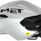 MET Manta MIPS Helmet - White Holographic, Glossy, Large