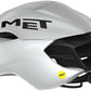 MET Manta MIPS Helmet - White Holographic, Glossy, Medium