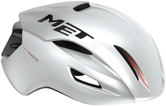 MET Manta MIPS Helmet - White Holographic, Glossy, Medium