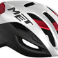 MET Rivale MIPS Helmet - White/Black/Red Metallic, Matte/Glossy, Large