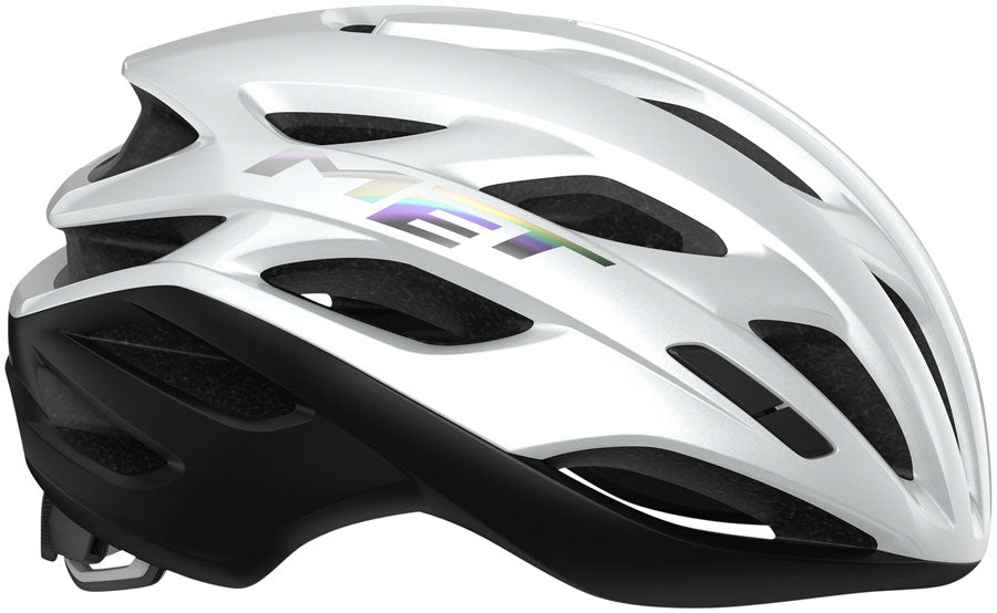 MET Estro MIPS Helmet - White Holographic, Glossy, Large