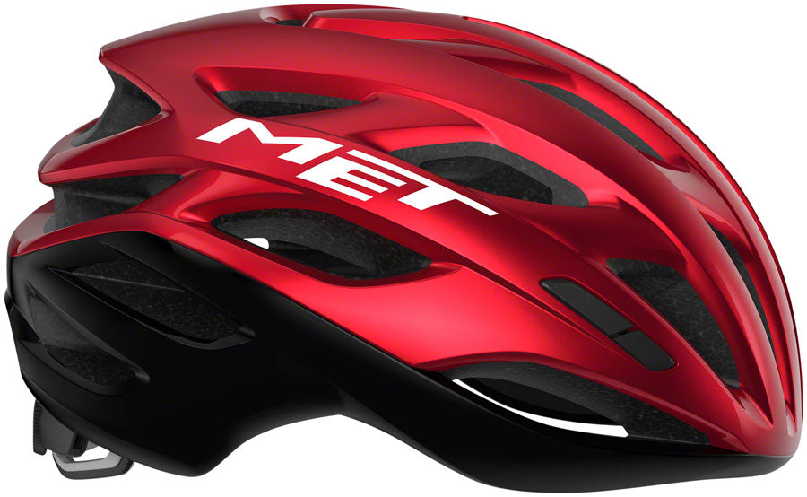 MET Estro MIPS Helmet - Red/Black Metallic, Glossy, Large