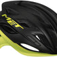 MET Estro MIPS Helmet - Black/Lime Yellow Metallic, Glossy, Large