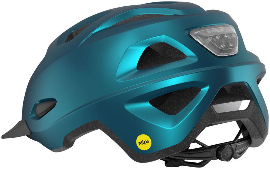 MET Mobilite MIPS Helmet - Teal/Blue Metallic, Matte, Small/Medium