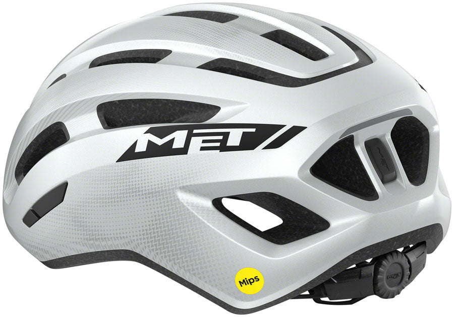 MET Miles MIPS Helmet In-Mold EPS Safe-T Twist 2 Fit Glossy White, Medium/Large MET Miles MIPS Helmet In-Mold EPS Safe-T Twist 2 Fit Glossy White, Medium/Large