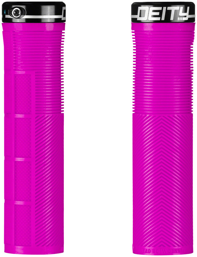 Deity Components DEITY Knuckleduster - Pink Handlebar Grips Black