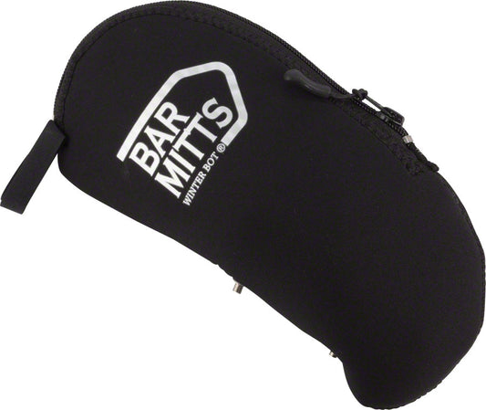 Bar Mitts Winter Bot Pogie Water Bottle Mitten: Black