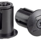 Jagwire Locking Bar End Plugs Handlebar Grips Black
