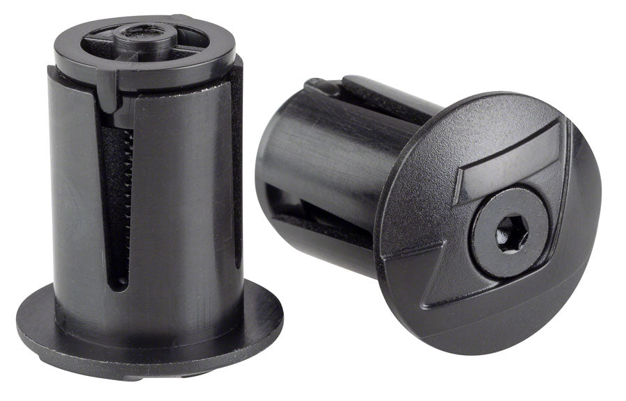 Jagwire Locking Bar End Plugs Handlebar Grips Black