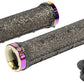 Salt Plus Locked - Black Glitter/Oil Slick Handlebar Grips Multicolor