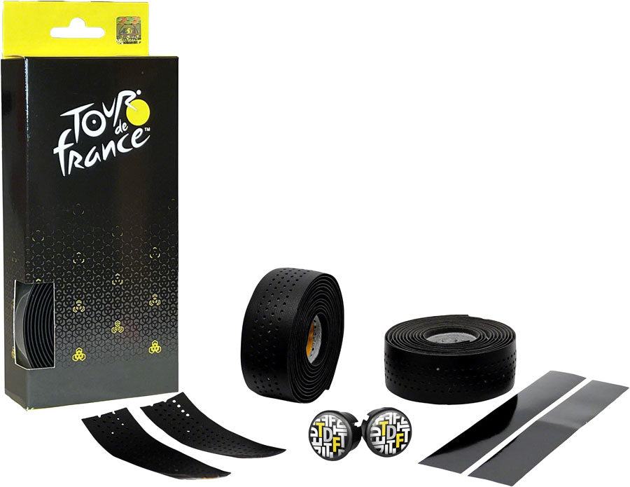Velox TDF Guidoline Perforated Classic Bar Tape Handlebar Tape Black