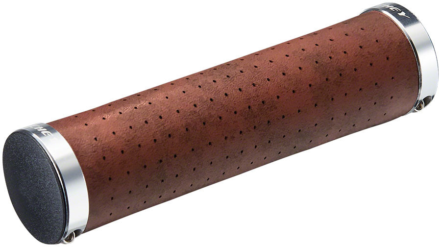 Ritchey Classic Locking Grips Handlebar Grips Leather Brown
