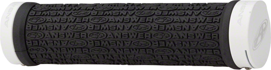 Answer BMX Flangeless - White Handlebar Grips White