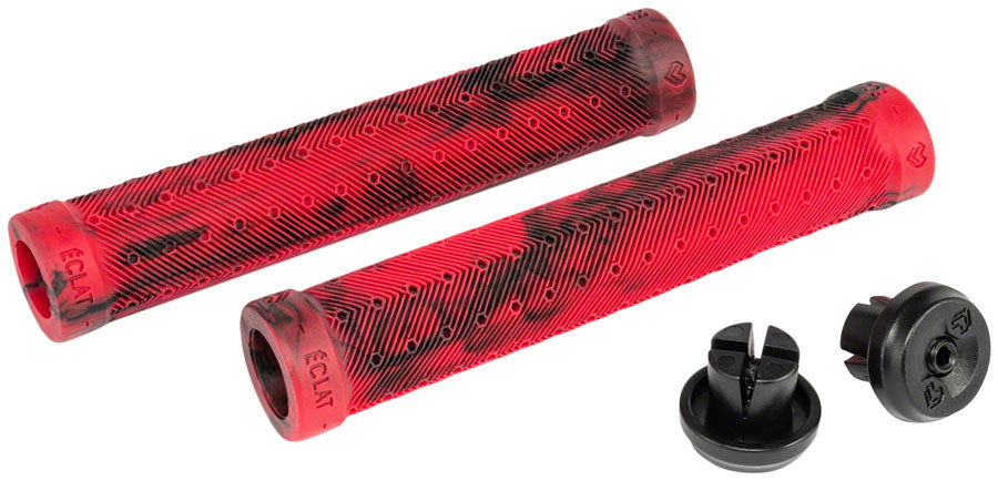 Eclat Octa Grips - Black/Red