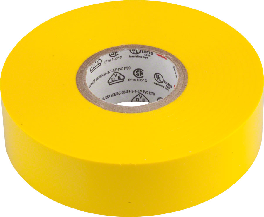 3m Electrical Tape Handlebar Tape Rubber Yellow