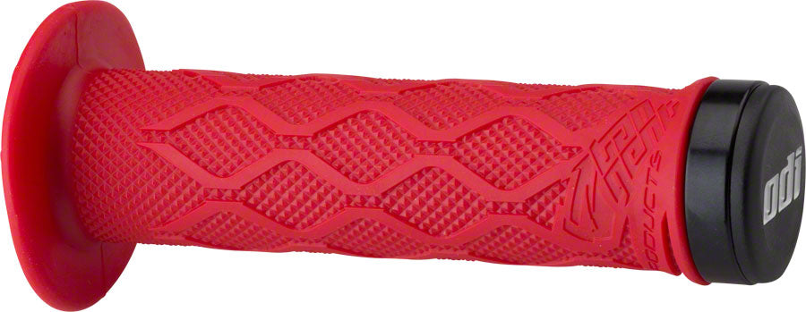 Tangent Products Lock-ons - Red Lock-On Flange Handlebar Grips Red