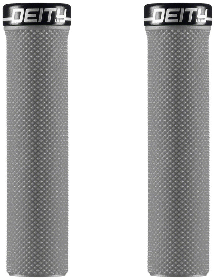 Deity Components DEITY Slimfit - Stealth Handlebar Grips Rubber Gray