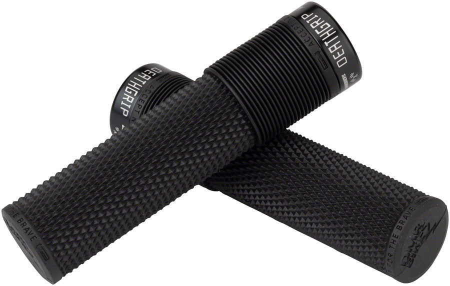 Dmr DeathGrip Flangeless Grips Handlebar Grips Rubber Black