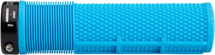 Dmr DeathGrip Flangeless Grips Handlebar Grips Rubber Blue
