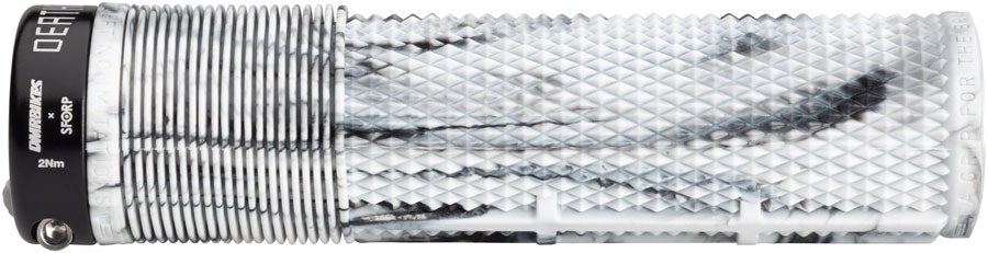 Dmr DeathGrip Flangeless Grips Handlebar Grips Rubber White