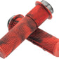 DMR DeathGrip Flanged Grips - Thick, Lock-On, Marble Red