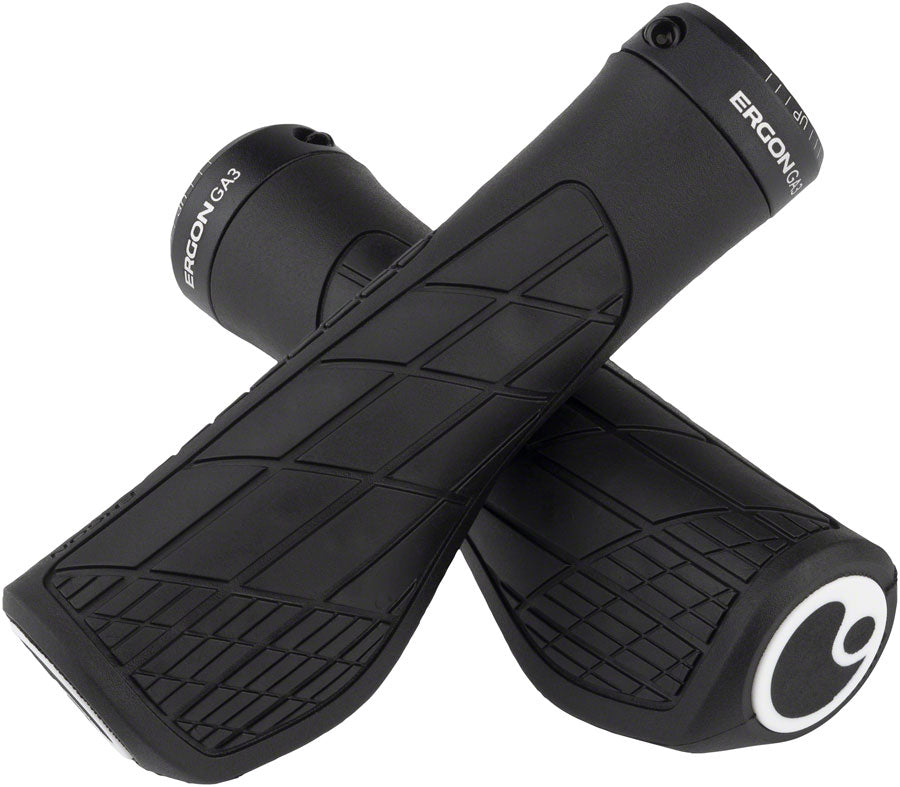 Ergon GA3 Grips Handlebar Grips Rubber Black