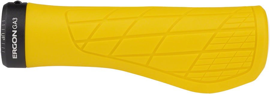 Ergon GA3 Grips - Yellow Mellow, Lock-On, Large