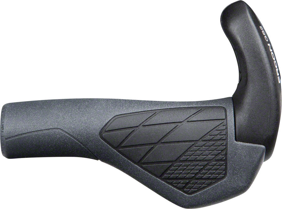 Ergon GS2 Grips - Black/Gray, Lock-On, Large