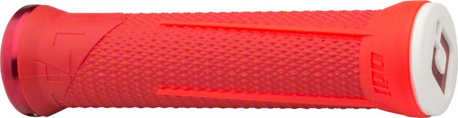 ODI AG1 Grips - Red/Fire Red, Lock-On