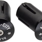 All-City Locking Handlebar End Plugs, Black