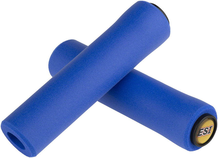 ESI Extra Chunky Grips Handlebar Grips Rubber Blue