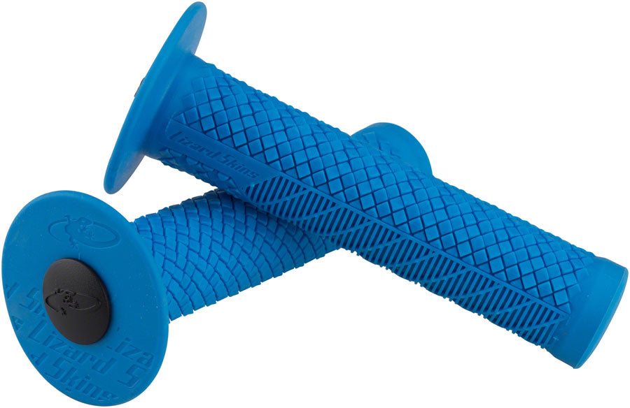 Lizard Skins Charger Evo Grips - Blue, Flange