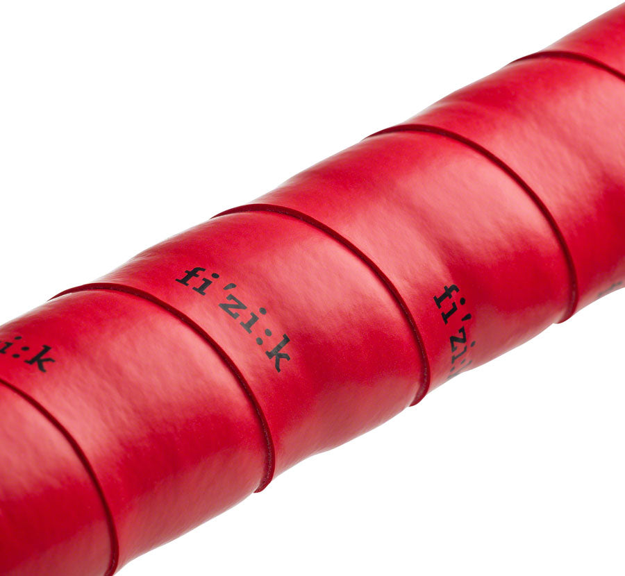 Fizik Terra Microtex Bondcush Gel Backer Tacky Bar Tape - Red