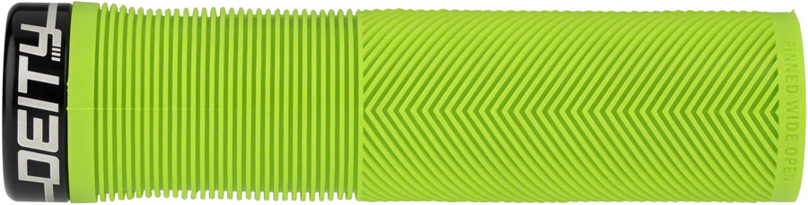 DEITY Knuckleduster Grips - Green, Lock-On