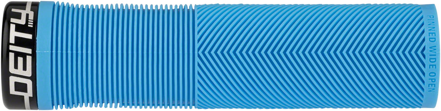 DEITY Knuckleduster Grips - Blue, Lock-On