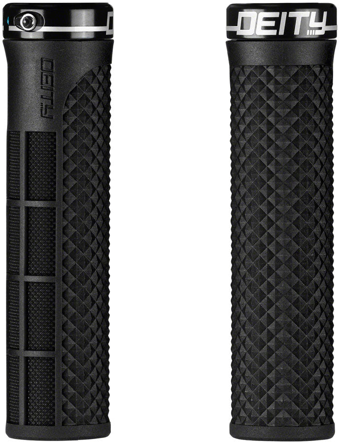 DEITY Lockjaw Grips - Black, Lock-On