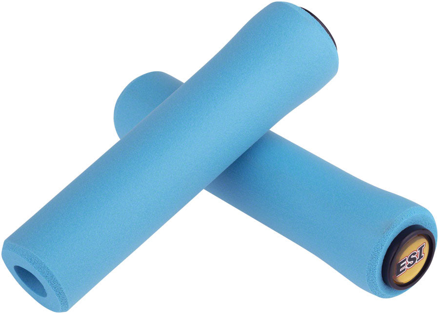 ESI Extra Chunky Grips Handlebar Grips Rubber Blue