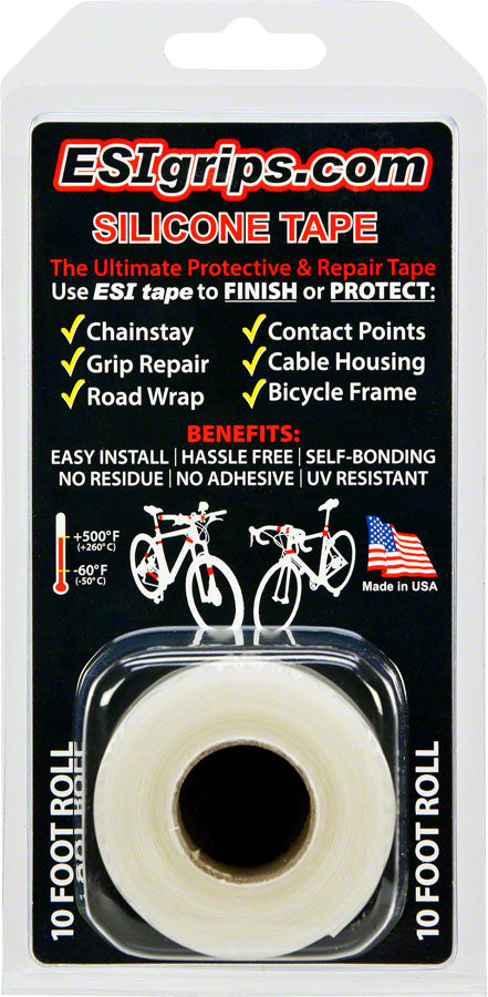 ESI Silicone Bar Tape Handlebar Tape Rubber Clear