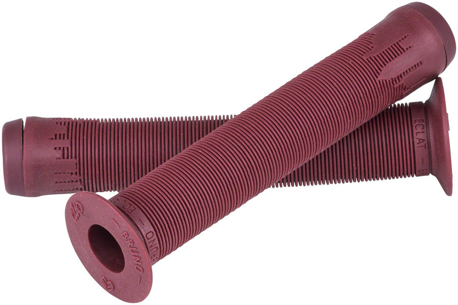 Eclat Bruno Grips - Burgundy, Flange