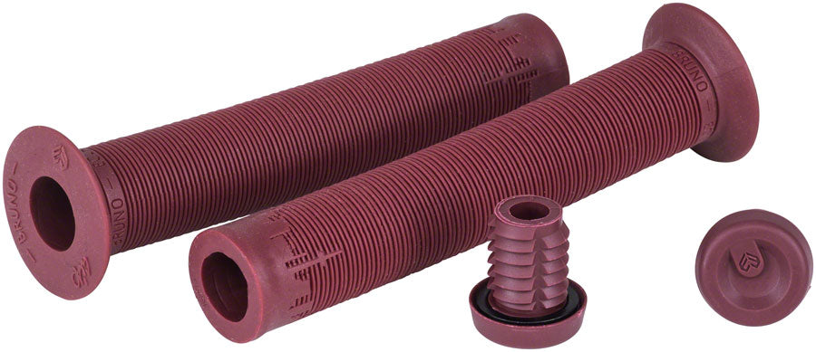 Eclat Bruno Grips - Burgundy, Flange