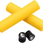 Wolf Tooth Karv Grips Handlebar Grips Rubber Yellow