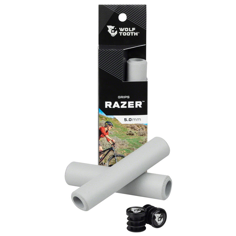 Wolf Tooth Razer Grips Handlebar Grips Gray