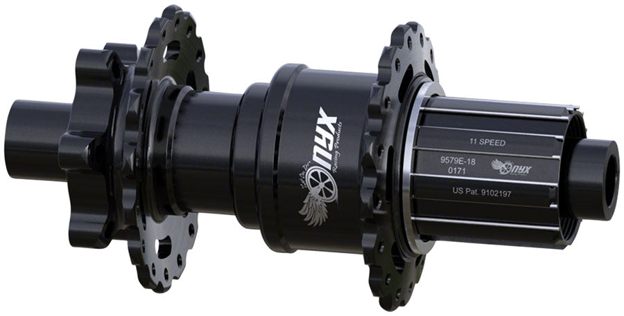 Onyx Vesper Rear Hub - 12 x 148mm, 6-Bolt, Black, 32H, HG 11
