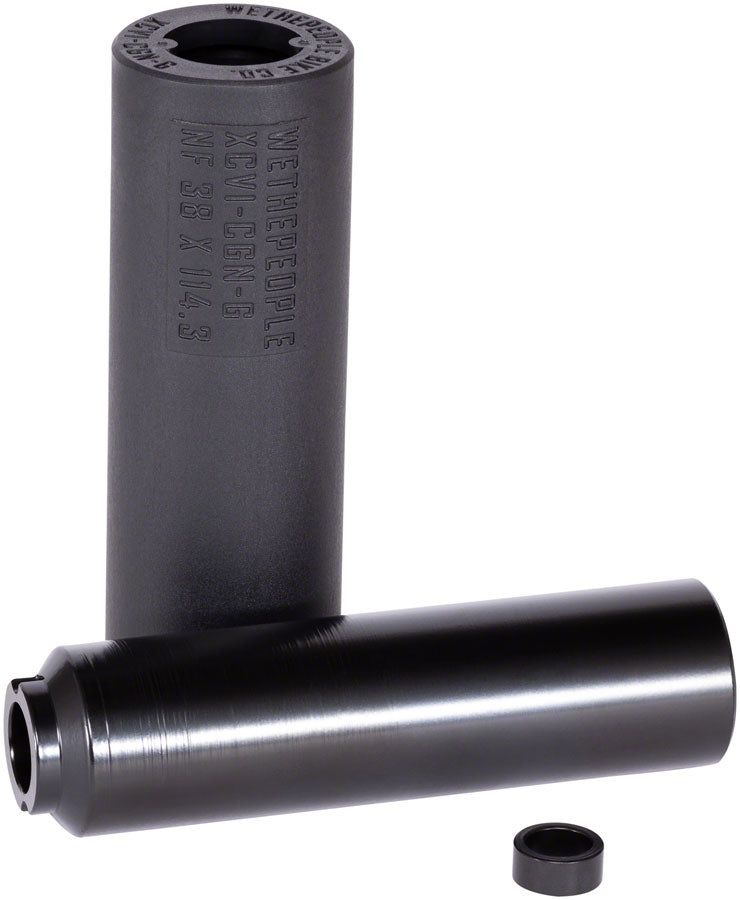 We The People Temper Pegs with 3/8" Adapter - Pair, Black