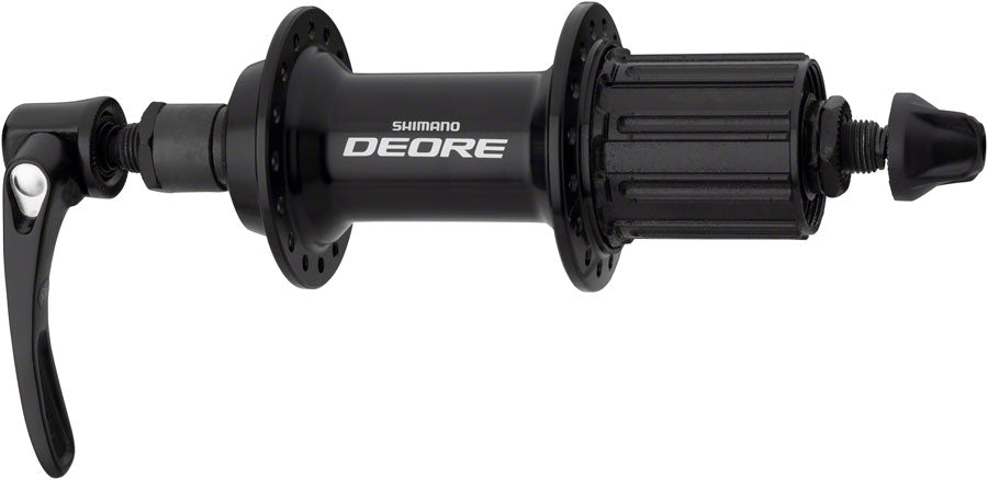 Shimano Deore FH-T610 Rear Hub - QR x 135mm, Rim Brake, HG10, Black, 32H