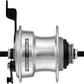 Sturmey Archer A2D Internally Geared Hub - 2-Speed, 36H, 70mm Drum Brake, Silver