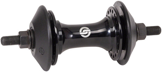 Salt EX Front Hub - 3/8", Sealed Bearing, 28H, Black