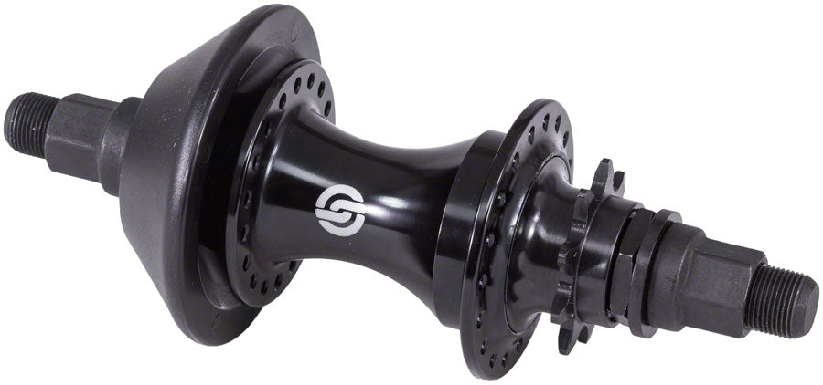 Salt EX Rear Hub - 14mm, 28H, Cassette, RHD, Black